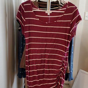 A Pea in the Pod Maternity Striped Shirt, Size M